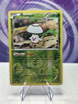Foongus 12/114 - Steam Siege - Common - Reverse Holo - Pokemon Card TCG - Image 1