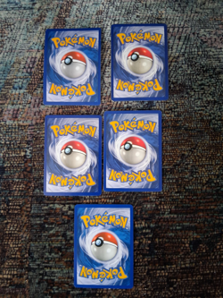 95/08 pokemon hologram pikachu card lot of 5 - Image 2