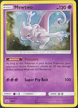 Mewtwo SM77 Sm Promo (Cosmos Holo) - Pokemon Card - Image 1