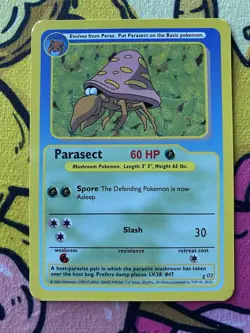 Funskool Parasect Pokemon Card India 2004 - Image 1
