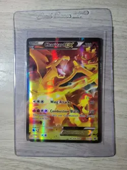 Charizard EX XY121 Promo Pokemon Card TCG - DAMAGED- - Image 1
