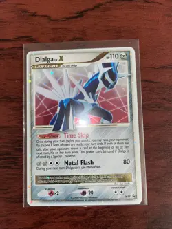 Pokemon TCG Dialga LV. X Holo Rare Card Diamond & Pearl DP17 - Image 1