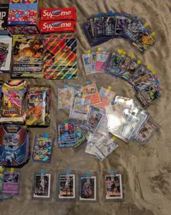 HUGE Pokemon Cards, TOPPS CHROME, SUPREME, + Collectibles LOT Bundle Mystery Box - Image 4