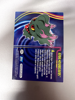 Misdreavus # 200 Pokemon Card 2001 Topps TV Animation Edition blue label - Image 2