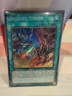 Branded Fusion BLTR-EN111 Secret Rare 1st Edition YuGiOh TCG Card - Image 1