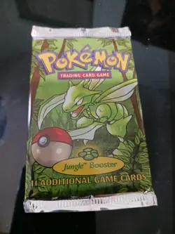 JUNGLE Booster Pack Factory Sealed Pokemon Cards Scyther Art - Image 1