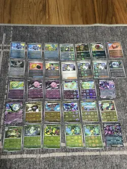 Pokemon Cards 32 Pokeballs W/ Masterball Black Bolt White Flare Near Mint Bulk - Image 1