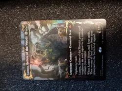 Lumra, Bellow of the Woods (Borderless) (Raised Foil) Bloomburrow Foil - Image 1