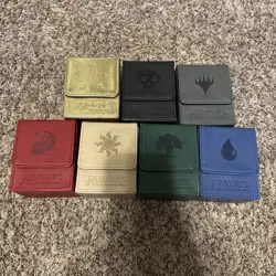 Magic The Gathering Pro Mana Deck Box Lot Magnetic - Image 1