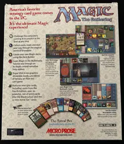 Magic: The Gathering For The PC 1997 MICROPROSE - Original Box - All Contents - Image 2