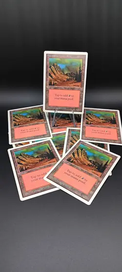 Magic the Gathering Deckmaster Mountain: Brown Lot Of 9! 🔥 - Image 1