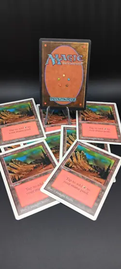 Magic the Gathering Deckmaster Mountain: Brown Lot Of 9! 🔥 - Image 2