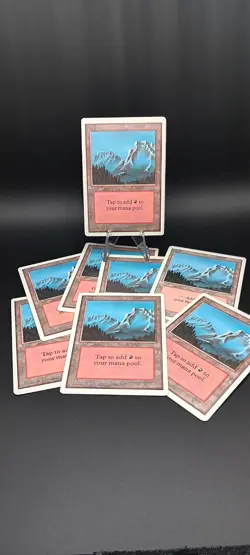 Magic the Gathering Deckmaster Mountain: Blue Lot Of 8! 🔥 - Image 1