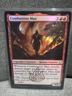 MTG Combustion Man (127/447) Avatar The Last Airbender NM FOIL - Image 1