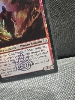 MTG Combustion Man (127/447) Avatar The Last Airbender NM FOIL - Image 4