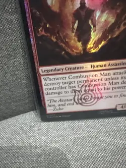 MTG Combustion Man (127/447) Avatar The Last Airbender NM FOIL - Image 5