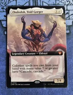 Magic: the Gathering Commander Masters Zhulodok, Void Gorger, Extended Art (NM) - Image 1