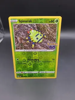 Pokemon Go Spinarak 006/078 Reverse Holo Rare Hidden Ditto Unpeeled Pack Fresh - Image 1