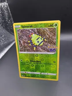 Pokemon Go Spinarak 006/078 Reverse Holo Rare Hidden Ditto Unpeeled Pack Fresh - Image 3