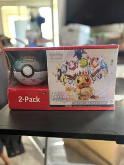 Pokemon TCG Prismatic Evolutions Elite Trainer Box ETB W/ Pokeball Tin *Pokeball - Image 1