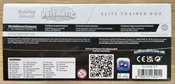 POKEMON TCG SCARLET VIOLET PRISMATIC EVOLUTIONS ELITE TRAINER BOX ETB NEW SEALED - Image 4