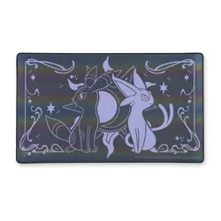 Pokemon Center Celestial Espeon & Umbreon Premium Playmat NEW US VERSION - Image 1