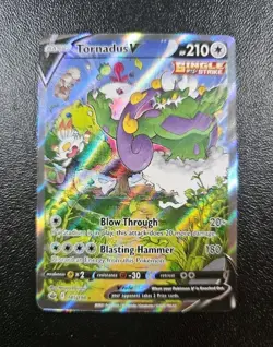 Pokemon TCG Tornadus V Chilling Reign 185/198 Holo Alternative Art - Image 1