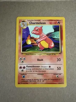 Pokemon - Base Set Unlimited - Charmeleon 24/102 - Uncommon NM - Image 1