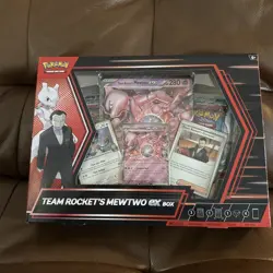 New & Sealed! Pokemon TCG Team Rockets Mewtwo Ex Box - Image 1