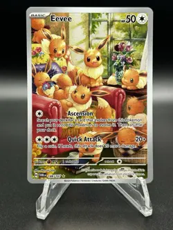 Pokemon TCG Eevee 188/167 Twilight Masquerade IR Holo M/NM - Image 1