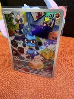 Riolu 215/198 SV01: Scarlet & Violet Pokemon Base Set Holo Near Mint - Image 2