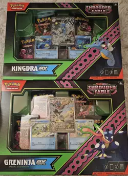 Pokemon TCG - Shrouded Fable Greninja and Kingdra EX Special Collections Sealed - Image 1