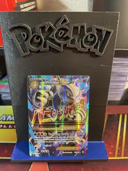 Pokemon Mega Mewtwo EX Full-Art 159/162 XY Breakthrough Moderately Played - Image 1