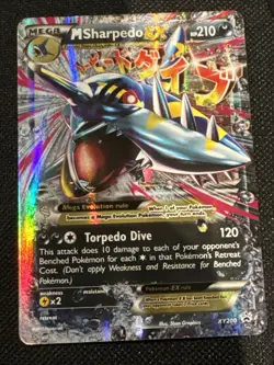 Pokemon TCG M Sharpedo EX XY200 Black Star Promo Holo MINT - Image 3