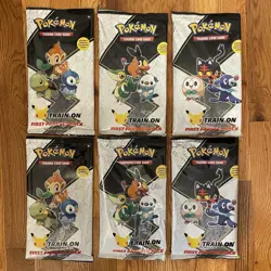 Pokemon TCG First Partner Pack 2x Sinnoh/Unova/Alola (Lot of 6) NEW SEALED - Image 1