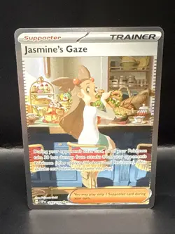 Pokemon Jasmine's Gaze 245/191 Sv08: Surging Sparks Holo - Image 1