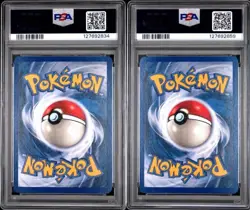 1999 Pokemon Fossil 1ST EDITION - #44 TENTACRUEL PSA 8, #54 SHELLDER PSA 6 - Image 2