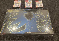 Pokemon Mega Charizard EX UPC Box & Lot of 3 Prismatic Booster Bundles SEALED - Image 2