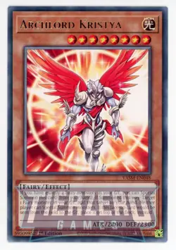 Yugioh VASM-EN048 Archlord Kristya Rare 1st Edition NM/LP - Image 1