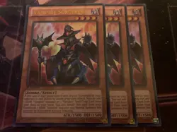 YUGIOH VAMPIRE SORCERER SHSP-EN029 ULTRA RARE MIXED EDITIONS - Image 1