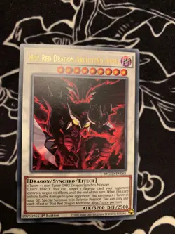 MGED-EN068 Hot Red Dragon Archfiend Abyss - 1st Edition Rare Yu-Gi-Oh! Card Game - Image 1