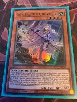 Yu-Gi-Oh! Dogmatika Ecclesia, the Virtuous ROTD-EN005 Ultra Rare 1st Edition - Image 1