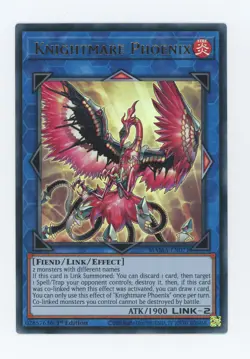 Yugioh Knightmare Phoenix MAMA-EN071 Ultra Rare 1st Edition Near Mint - Image 1