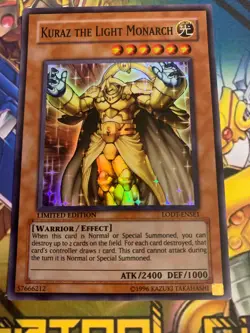 Kuraz The Light Monarch - LODT-ENSE1 - Limited Edition Yugioh - Image 1