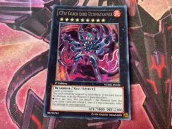 CXyz Coach Lord Ultimatrainer numh-en038 1st Edition Secret Rare Yu-Gi-Oh! - Image 1