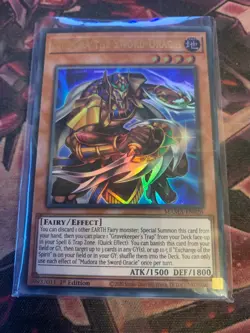 Mudora the Sword Oracle Yu-Gi-Oh! MAMA-EN026 1st Ultra Rare Yugioh - Image 1