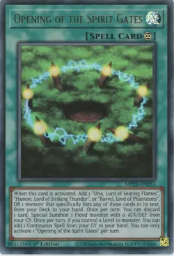 Opening of the Spirit Gates | MP21-EN251 Ultra Rare 1st Edition YuGiOh Card - Image 1