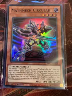 Yugioh - POTE-EN028 - Mathmech Circular - Super rare 1st Edition - Image 1