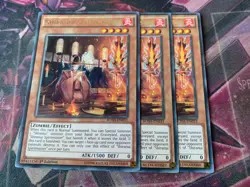 3X BOSH-EN033 x3 Shiranui Spiritmaster Rare 1st edition YuGiOh Cards Playset - Image 1