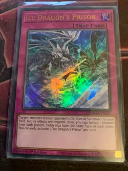 MAMA-EN101 Ice Dragon's Prison :: Ultra Rare 1st Edition Mint YuGiOh Card - Image 1